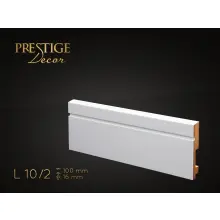Listwa przypodłogowa MDF Prestige Decor L 10/2 - 16mm - biała - RAL 9003/RAL 9016 - ZAPYTAJ O RABAT