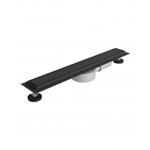 Odpływ liniowy czarny Lavita PLATE BLACK 600 - Odpływ prysznicowy czarny 60cm