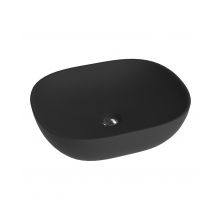 Umywalka nablatowa 46,5x37,5cm - Lavita Redondo Black