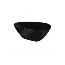 Wanna wolnostojąca kompozytowa czarna 150x70cm + syfon - Lavita Pietra Black 1500