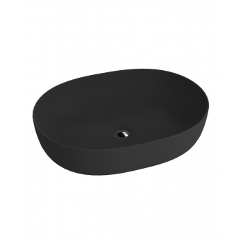 Umywalka nablatowa 60x43cm - Lavita Blas Black