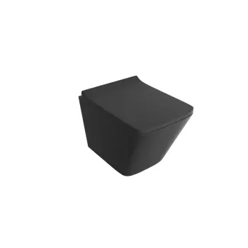 Miska WC wisząca z deską - LAVITA LAGO Black