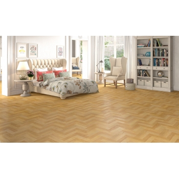 Panele podłogowe FAUS - MASTERPIECES - Marquetery Natural Herringbone - AC6 8mm