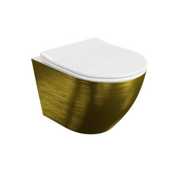 Miska WC Lavita Sofi Slim Brushed Gold