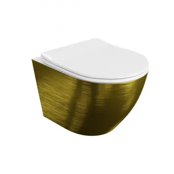 Miska WC Lavita Sofi Slim Brushed Gold
