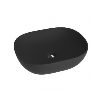 Umywalka nablatowa 46,5x37,5cm - Lavita Redondo Black