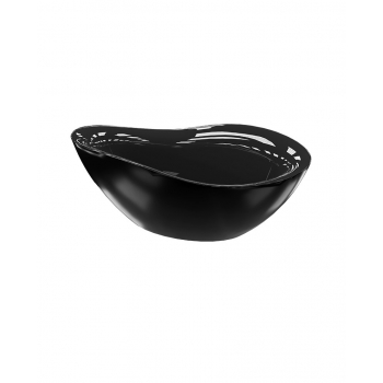 Wanna wolnostojąca czarna 180x89cm + syfon - Lavita Reus Black 1800