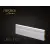 Listwa przypodłogowa MDF Prestige Decor L 8/2 - 16mm - biała - RAL 9003/RAL 9016 - ZAPYTAJ O RABAT