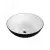 Umywalka nablatowa 40 cm - Lavita Rosa Black/White