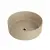 Umywalka nablatowa okrągła 37cm Lavita Merida Light Khaki